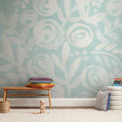 "Amaryllis" - Wall Mural in sky by Jennifer Wick - In a Room