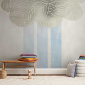 "Cloud and rain" - Wall Mural in sky by Kanika Mathur - In a Room