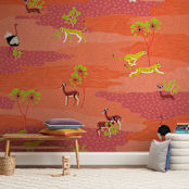 "In The Sahara" - Wall Mural in Sahara Sand by Katy Tanis - In a Room