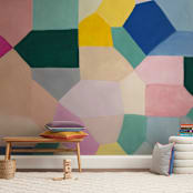 "Safe as houses" - Wall Mural in White by raven erebus - In a Room
