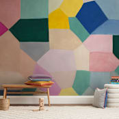 "Safe as houses" - Wall Mural in White by raven erebus - In a Room
