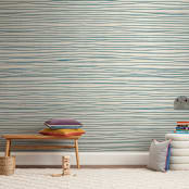 "Seal" - Wall Mural in Cream by Jorey Hurley - In a Room