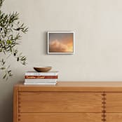"A Heavenly Glow" - Art Print in Peachy Glow by Charlotte Mello Stevenson - In a Room