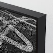 "Which Way Did They Go?" - Art Print in Pavement by Charlotte Mello Stevenson - Frame Close-up