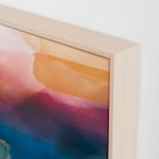 "Mended" - Art Print in Blushed Pink by Helen Makadia - Frame Close-up