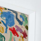 "Life of the Party" - Art Print in Party Blue by Christina Flowers - Frame Close-up