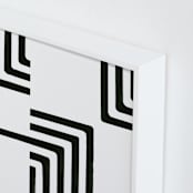 "Edges" - Art Print in Onyx by Bethania Lima - Frame Close-up