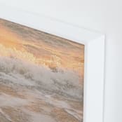 "Morning Magic" - Art Print in Golden Peach by Charlotte Mello Stevenson - Frame Close-up
