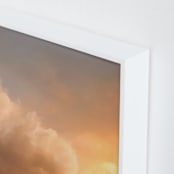 "A Heavenly Glow" - Art Print in Peachy Glow by Charlotte Mello Stevenson - Frame Close-up