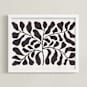 "Branches to the Sky" - Art Print in Chalkboard Black by Alisa Galitsyna - Framed