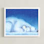 "Goodnight Nanook ll" - Art Print in Ice cap by Tracy Ann - Framed