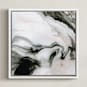 "Ethereal Marble" - Art Print in Dusted by Melanie Severin - Framed Canvas