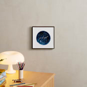 "Constellations" - Art Print in indigo by Krissy Bengtson - In a Room