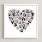 "Filter Heart Snapshot Mix® Photo Art" - Framed Photo in Blush by Minted - Framed