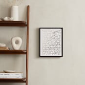 "More" - Custom Foil Print in Gold by Olivia Goree - In a Room