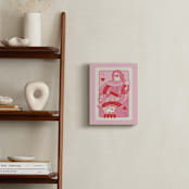 "The King and Queen: Custom Print" - Custom Print in Bubblegum by Jenna Holcomb - In a Room