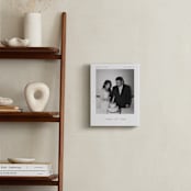 "Be There: Portrait Framed Photo" - Framed Photo in Charcoal by Blustery August - In a Room