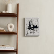 "Tour de Force II" - Art Print in Black and White by Carmen Guedez - In a Room