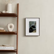 "Two Black Labs" - Art Print in Dusk by Pat Jennings - In a Room