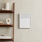 "Custom Quotes" - Custom Print in Noir by Minted - In a Room