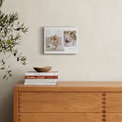 "Torn Two Photo: Landscape Framed Photo " - Framed Photo in White by Brianne Larsen - In a Room