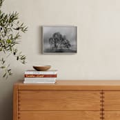 "in the rain" - Art Print in Stormy by Crystal Lynn Collins - In a Room