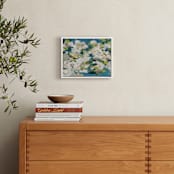 "Verdant" - Art Print in Ocean Blue by Denise Wong - In a Room