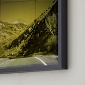 "The Road We Travel Nine" - Art Print in Gold by Melissa Thomas - Frame Close-up