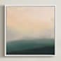 "Mystical 2" - Art Print in White by Amy Hall - Framed Canvas