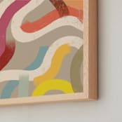 "The Dance 1" - Art Print in Sand by Paola Benenati - Frame Close-up