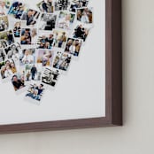 "Heart Snapshot Mix® Photo Art" - Framed Photo in White by Minted - Frame Close-up