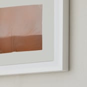 "Quatrain 3" - Art Print in Cranberry by Kamala Nahas - Frame Close-up