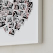 "Filter Heart Snapshot Mix® Photo Art" - Framed Photo in Blush by Minted - Frame Close-up