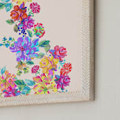 "secret blooming " - Art Print in multi colors by Tae Lee - Frame Close-up