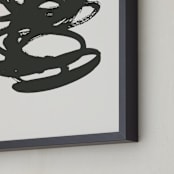 "Morning Meditation no. 2" - Art Print in shadow by Sara Hicks Malone - Frame Close-up