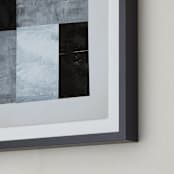 "tonality IV" - Art Print in Slate by Sara Hicks Malone - Frame Close-up