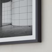 "Curves and Squares 2" - Art Print in Black & White by lulu and isabelle - Frame Close-up