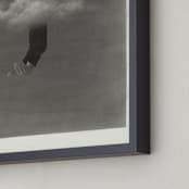 "Rene" - Art Print in Moody Grey by jinseikou - Frame Close-up
