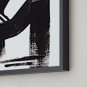 "Untitled 1b" - Art Print in Black and White by Jaime Derringer - Frame Close-up