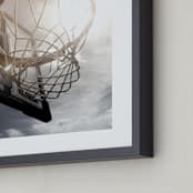 "Hoop Sunflare" - Art Print in Sky by Beth Murphy - Frame Close-up