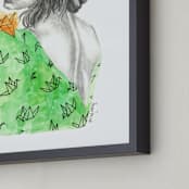 "Delicately" - Art Print in Forest by Roxanne Fay - Frame Close-up