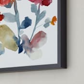 "Nouveau Boheme_Japanese garden IV" - Art Print in Persimmon by Kiana Lee - Frame Close-up