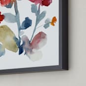 "Nouveau Boheme_Japanese garden IV" - Art Print in Persimmon by Kiana Lee - Frame Close-up