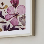 "Forever in Bloom" - Art Print in Pink by Karen Kardatzke - Frame Close-up