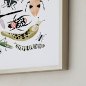 "Buggy" - Art Print in Brights by Alethea and Ruth - Frame Close-up