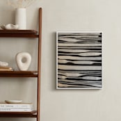 "Linen" - Art Print in Shades of Ecru by Deborah Velasquez - In a Room