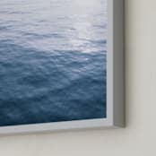 "Pacific Voyage" - Art Print in Teal by Courtney Crane - Frame Close-up