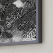 "Hiding in the Shadows" - Art Print in Charcoal Grey by Charlotte Mello Stevenson - Frame Close-up