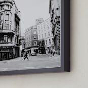 "Dublin II" - Art Print in Black & White by Becca Beers - Frame Close-up