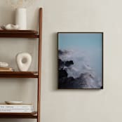 "Minerals #2" - Art Print in ice blue by Claire Duda - In a Room